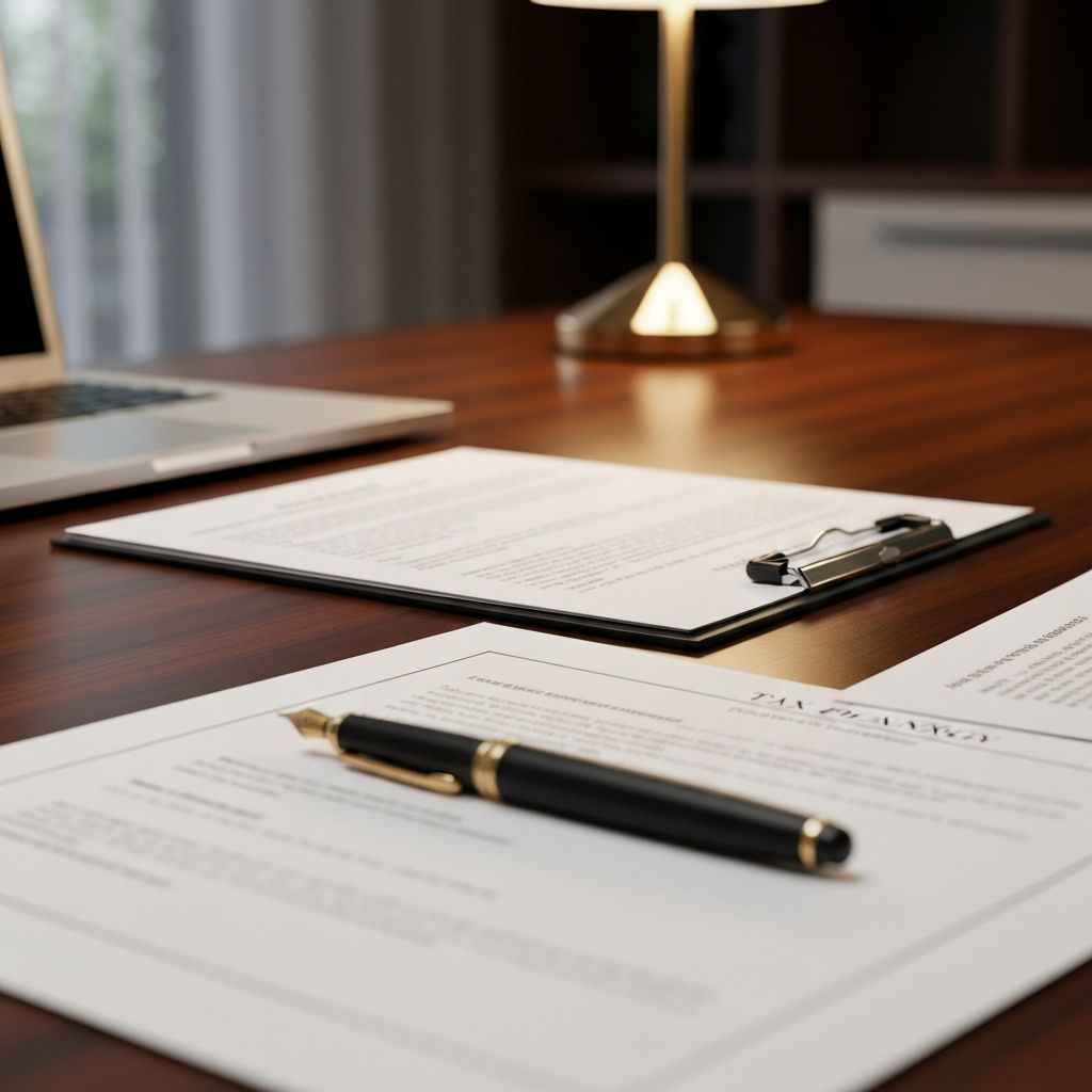 Tax advisory documents